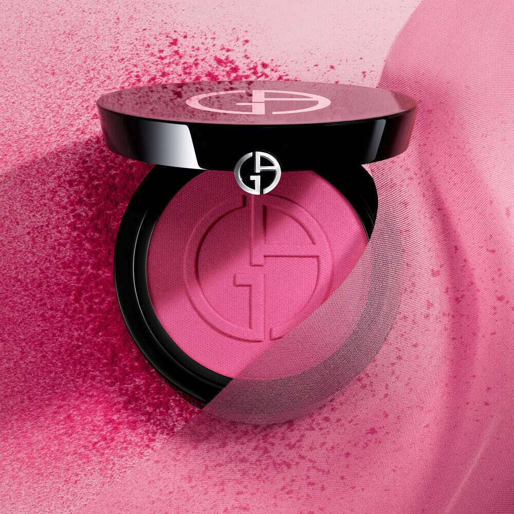 Armani pink cushion on sale